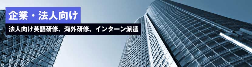 企業・法人向け海外研修